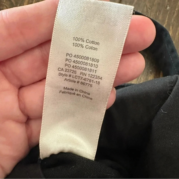 Wilfred Free Aritizia Black High Rise Paper Bag Pants with Tie Size 10 - Picture 6 of 11